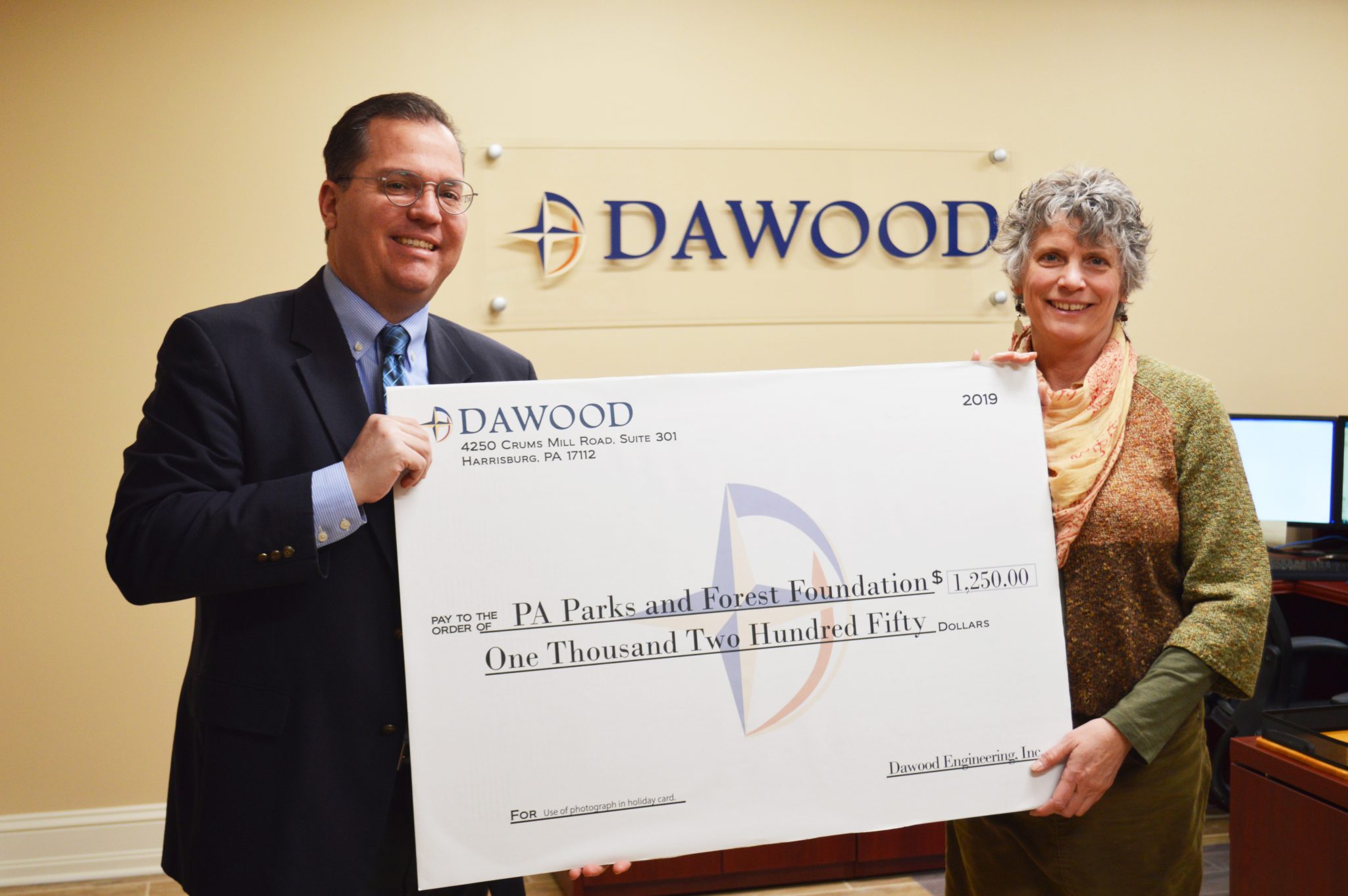 Dawood Donates to the PA Parks & Forests Foundation
